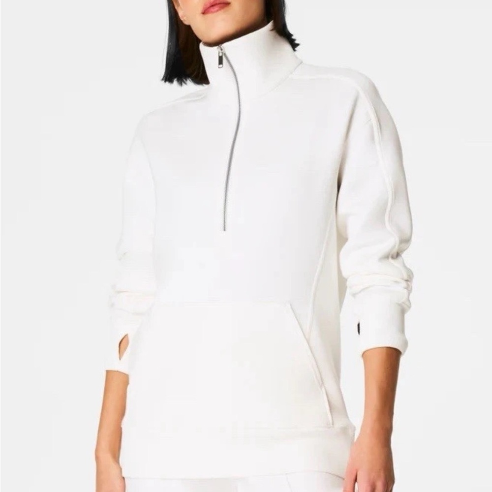 SPANX heavyair half zip tunic size medium